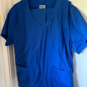 Beverly Hills Uniforms Blue Scrub Set (2XL)